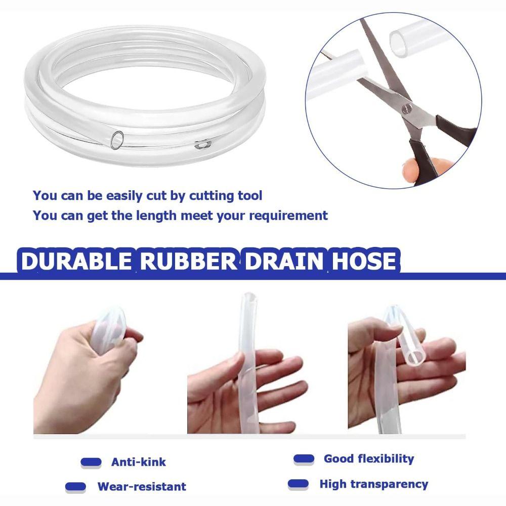 Tuyau d'évacuation de climatiseur étanche Remplacement du tuyau d'évacuation AC Pièces pour climatiseur de fenêtre Unité mini-split