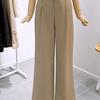 Semi-Wide Slacks Pants with Single Front Pleat LC31F3PT511X