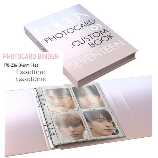 Seventeen DICON Photocard 101: Custom Book