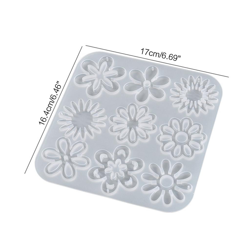 Earrings Epoxy Resin Mold Silicone Earrings Mold Handmade Women Jewelry Resin Silicone Molds for Resin Jewelry Making