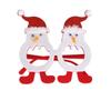 Red Santa Claus Eyeglasses Christmas Decorative Glasses Party Decorations Christmas Frame Glasses