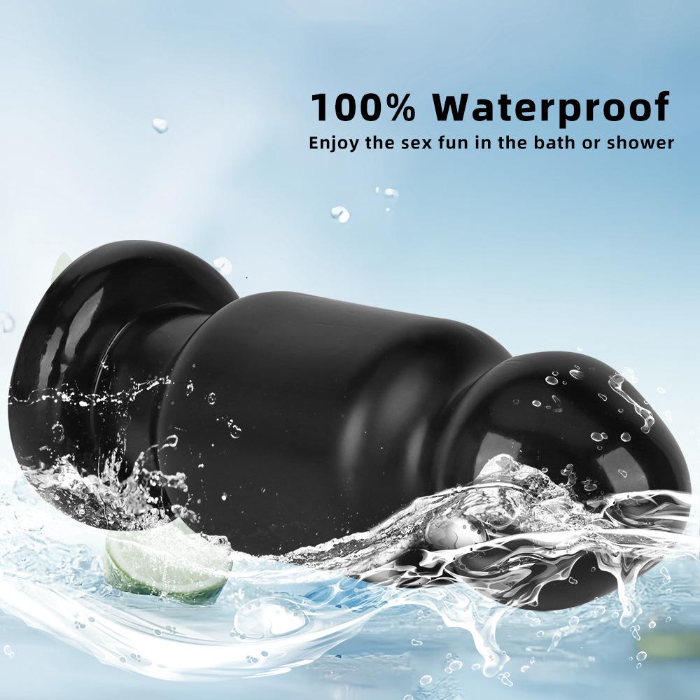 9.5cm Black Giant PVC Dildo Extra Large Thick Butt Plug Fisting Sex Toy Strap On Cock Big Dick BDSM