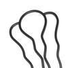 8Pcs Hair Fork Clip Metal Black Coating Vintage Elegant U Shaped Hair Side Combs for Styling DIY