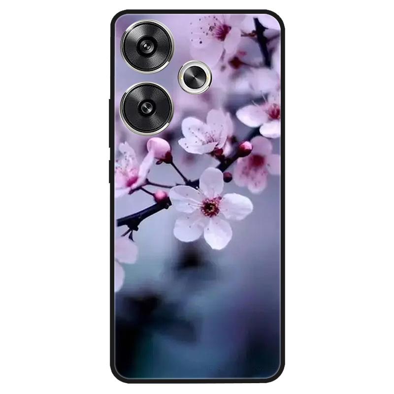 For Xiaomi Poco M6 4G Case Shockproof Soft Silicone TPU Bumper for Poco M6 4G Cover PocoM6 4G 2024 Lovely Luxury Cartoon Fundas