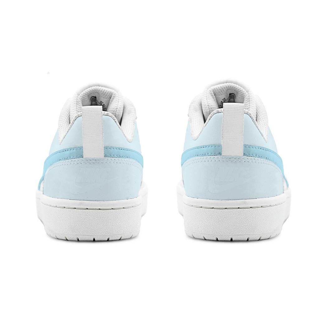 Nike Court Borough 2 Skateboard Shoes Unisex Low Top Blue/White BQ5448-100(Team1855 )
