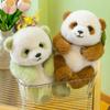 Internet Celebrity Panda Hanhan Plush Toy Simulation National Treasure Giant Panda Doll Children Birthday Gift Doll