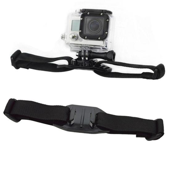 Adjustable Bicycle Sports Camera Helmet Strap Vented Action Mount Belt for GoPro