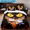 3PCS Adventure In The Cup-head  3pcs Bedding,Including 3PCS Duvet Cover And 2pcs Pillowcases Perfect for Christmas,Ideal for Bedroom, Dormitory