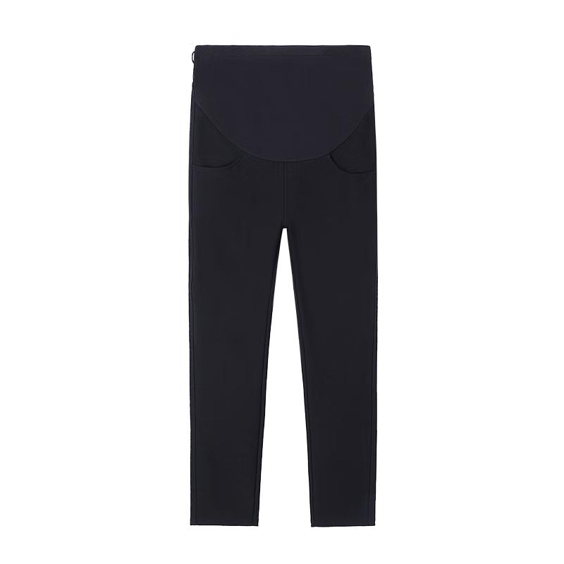 Purcotton Maternity Slim-Fit Leggings with Belly Support L