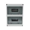 24 Circuits Waterproof Distribution Box Waterproof Box 24 Circuits Box Distribution Box High-quality ABS Material Home Use
