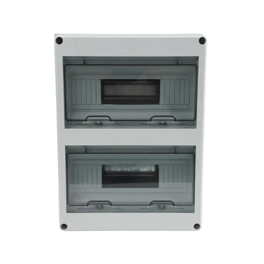 24 Circuits Waterproof Distribution Box Waterproof Box 24 Circuits Box Distribution Box High-quality ABS Material Home Use