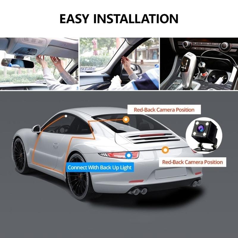 1080P Dashboard Camera Car Security Recorders DashCam Wide View Angle Infrare Night Sights for Car Security