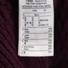 LACOSTE Long sleeve turtleneck sweater XS wine-red knit Men's Used