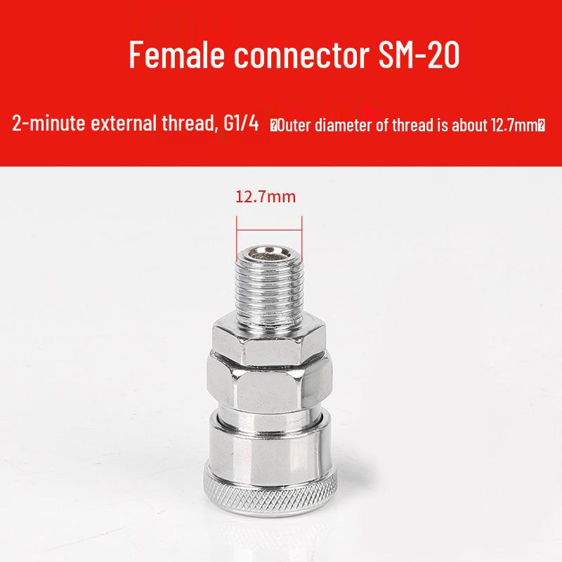 Pneumatic C-Type Quick Connector for Air Hose and Compressor Accessories