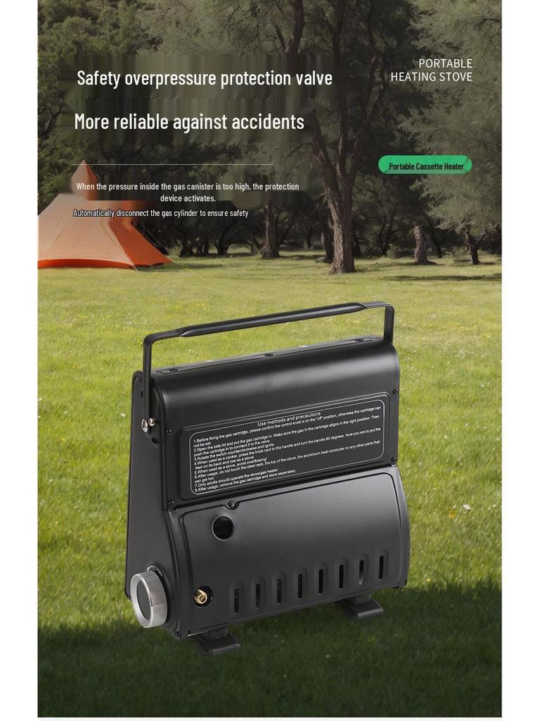 Portable Gas Cassette Heater for Camping Tents