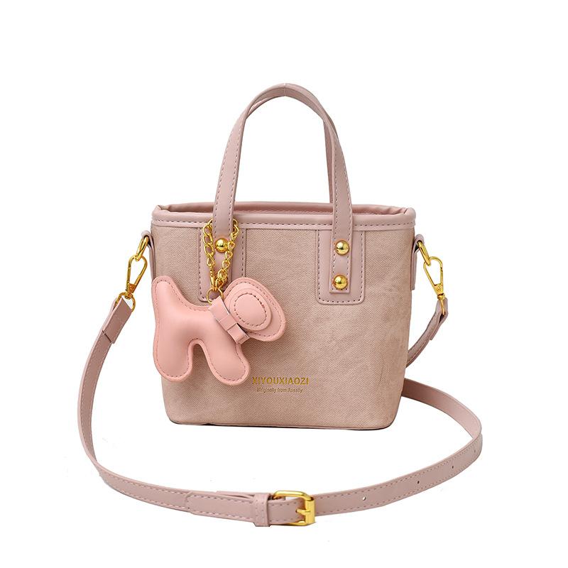 Nischen-Retro-Tasche Damen neue Frühling und Sommer vielseitige Umhängetasche exquisite tragbare Bucket Bag