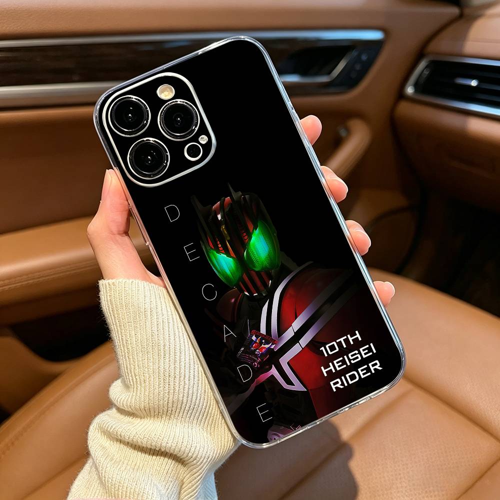 K-Kamen R-Rider ZeztzS Handyhülle Für iPhone17,16,15,14,13,12,Pro Max,16/15/14 Plus XS Weiche Silikon Transparente Hülle
