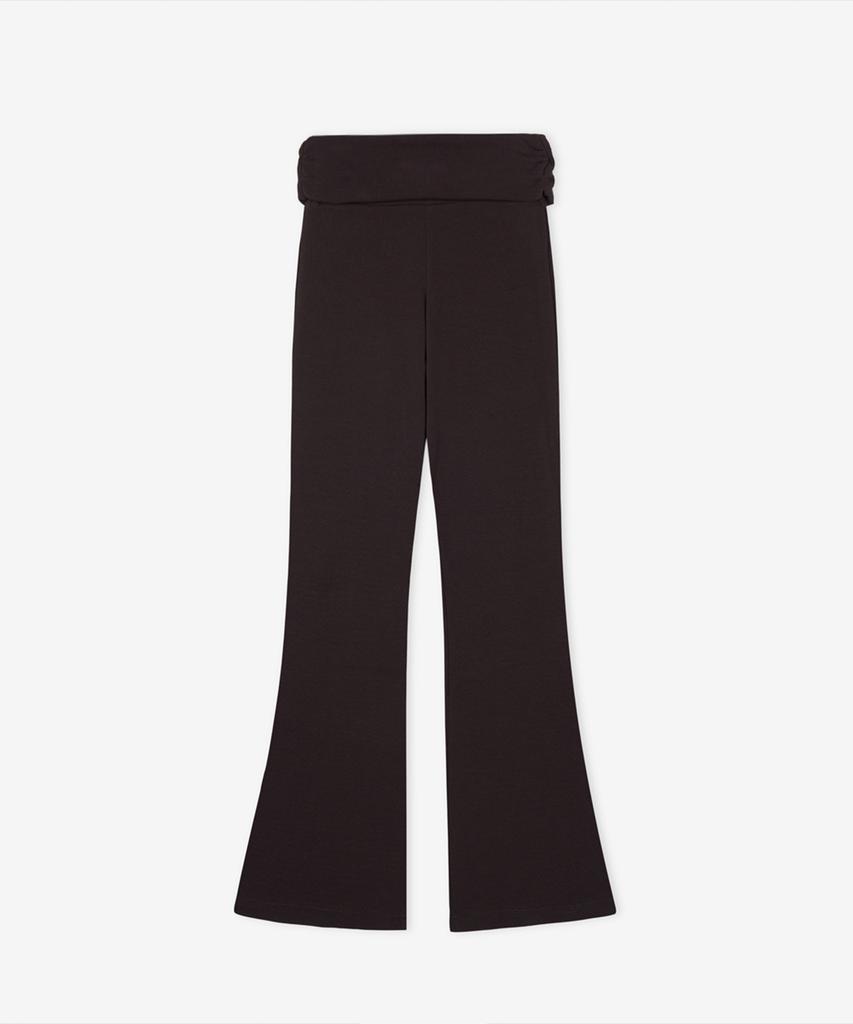 Nyuballanseu Nbmlg2W472 / Women Fitted Folded Flare Pants (Brown)