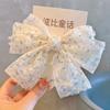 1PCS Lovely Fresh Floral Bow Kids Hairpins Children Headwear Baby Hair Clips Girl Hair Accessories Elastic Hair Bands