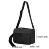 Zipper Men Crossbody Bag Square Solid color Sports Shoulder Bag Korean Style Multifunctional Oxford Crossbody Bag Cycling