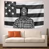 VIKAMA Rakim Mayers ASAP Rocky Wandteppich HipHop Rauchen Meme Wandkunst Trendige Dekoration für Studentenwohnheim Wohnzimmer Schlafzimmer