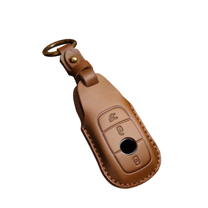 

Genuine Leather Key Case, Key Cover, Leather, A-Class, B-Class, E-Class, S-Class, CLA, GLA, GLC,