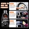 Tire Coating Wax Auto Tire Dressing 300ml Car Tire Maintenance Paste Tire Shine Wax For Tires Polishing Cleaning Coating