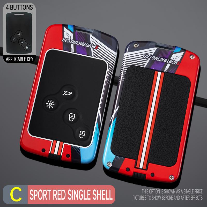 

Zinc Alloy Car Key Case Cover Protect Shell Fob For Renault Duster Captur Clio Logan Megane Koleos Scenic Nema Fluence Zoe