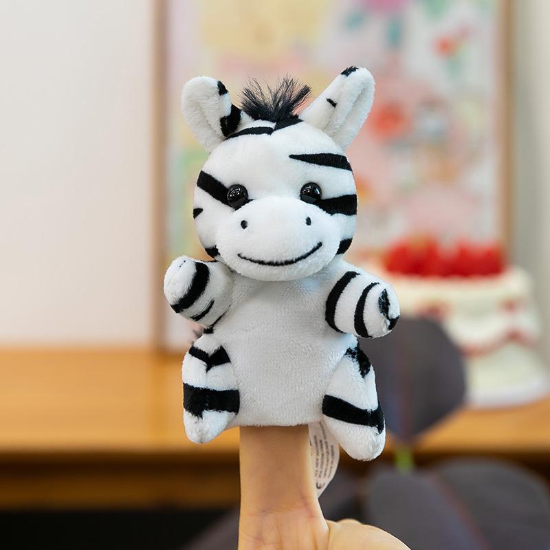 Cartoon Animal Finger Puppet Set: Plush Toy for Parent-Child Interaction & Storytelling