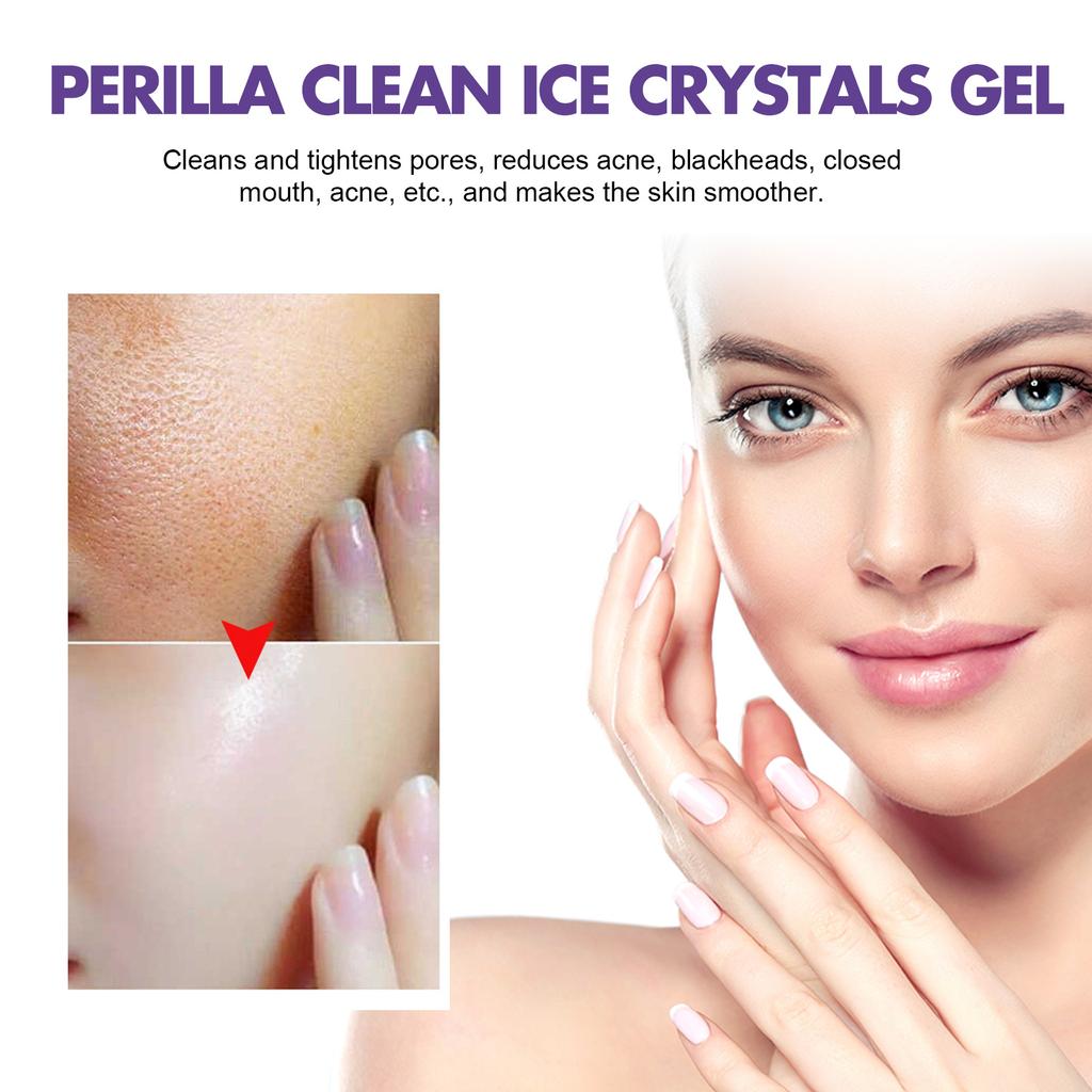 EELHOE  Shiso Clarifying Cleansing Ice Gel Cleansing Pores Fading Acne Dark Spots Brightening Skin Gel