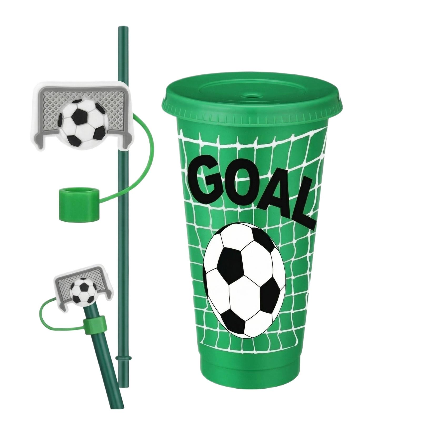 Soccer Sports Straw Tumbler
