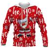 Fashion New Year Christmas Jersey Santa Claus Funny Pattern Men Hoodie Colorful Snowman Fashion Harajuku Clothes Sweatshirts