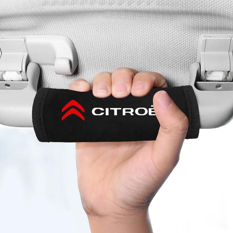 for Citroen C1 C2 C3 C4 C5 C6 C8 C4L DS3 Car Interior Door Handle Cover Soft Plush Armrest Handle Protector cover Accessories aia256
