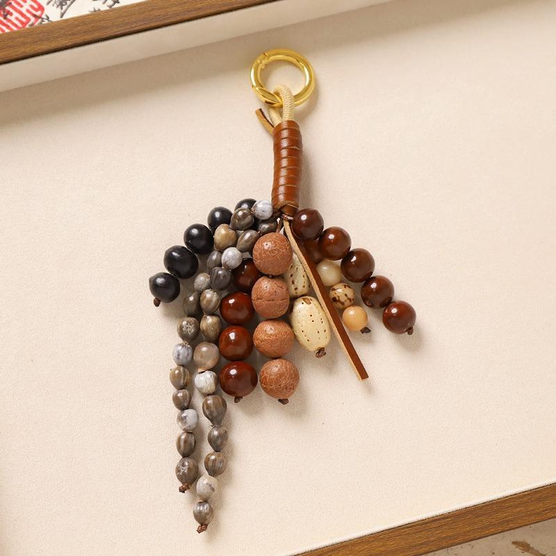 Wenqi Full Wish Seed String Bag Pendant Bodhi Seed Handwoven High-end Retro Literary Bag Pendant
