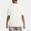 Nike T Shirts Men's White Stand Collar Moderate Straight Fit CU4510-904