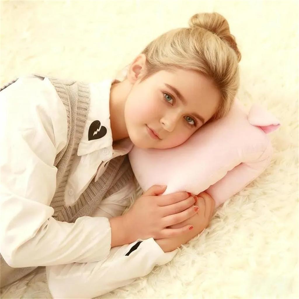 Ultra-Soft Plush Stuffed Animal Pillow: 3-in-1 Cuddly Toy, Hand Warmer & Decor - Perfect Holiday/Birthday Gift