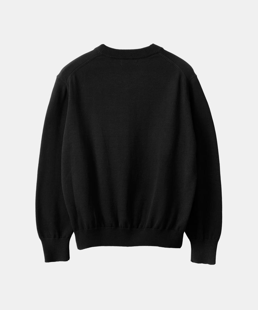 ASP Essential Cotton Crew Neck Knit Black
