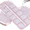 Flat Back Pearl & Rhinestone Face and Nail Art Stickers