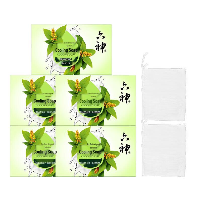 Liúshen Cool Soap Green Tea & Licorice Family Pack