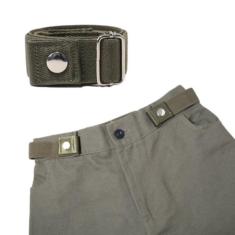 Practical Belt Snap Fastener Elastic Belt Slim Shaping Girdle Belt Adjustable Waist Belt Jeans Waiststrap for All Age