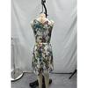Women Elegant V-Neck Fashion Printed Pocket Sleeveless Dresses Summer Ladies Casual Short Dress Female Party Vestidos