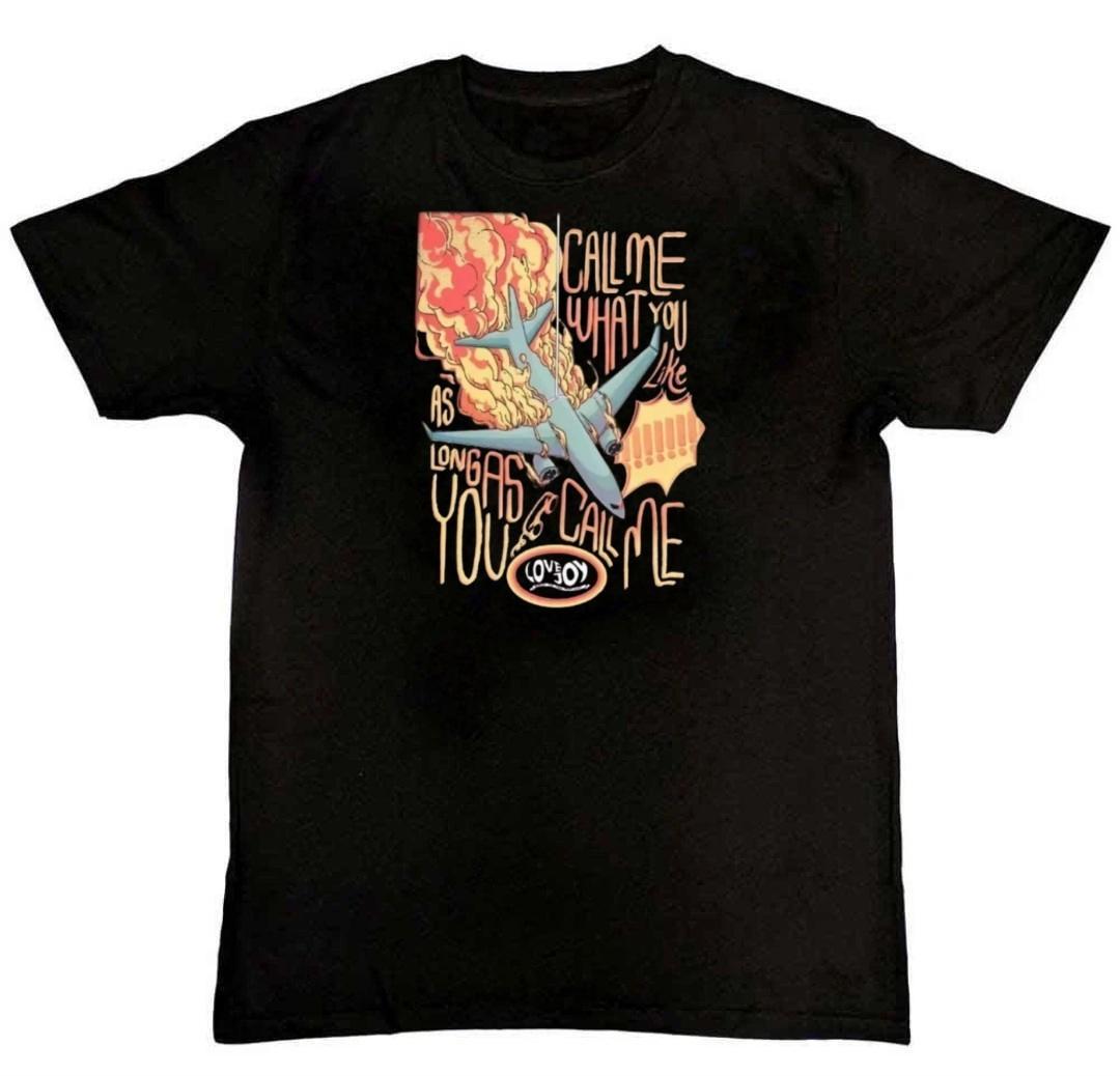 Lovejoy Tour Call Me Graphic Print Mens T-Shirt L