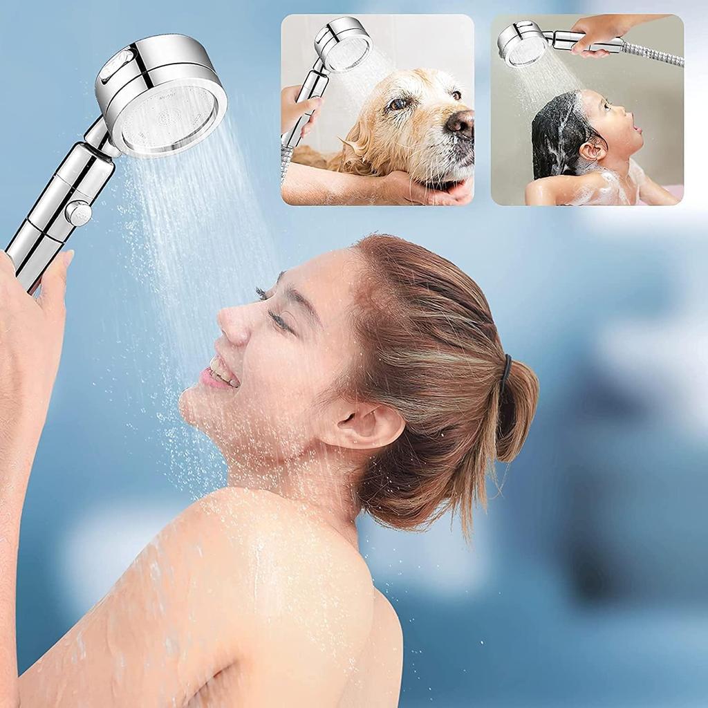 Shower Water Shower Purifying Chlorine Water High Water Adjustable 3 Stop Leak Prevention Easy Wide International General Standard Adapter Head,
