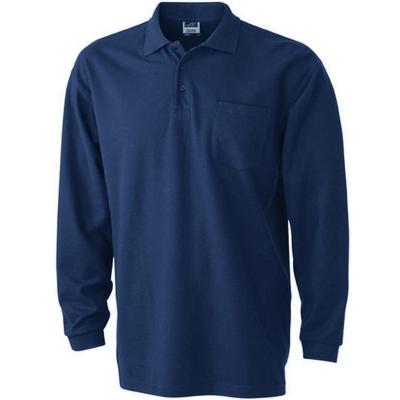 Unisex-Langarm-Pique-Polo