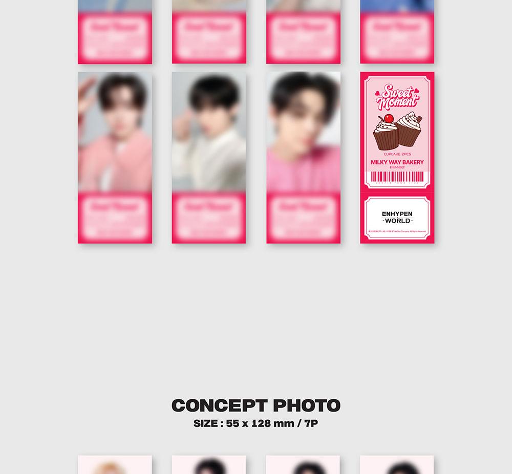 ENHYPEN WORLD COUPON CARD COLLECTION (SWEET MOMENT BASIC / GIFT Ver.)