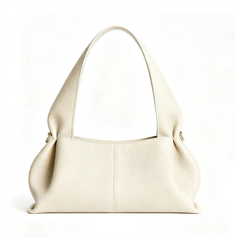 2026 Schicke Wolkenform Weiche PU Schultertasche Damen Minimalistischer Stadtstil Mittlere Größe Mit Reißverschluss