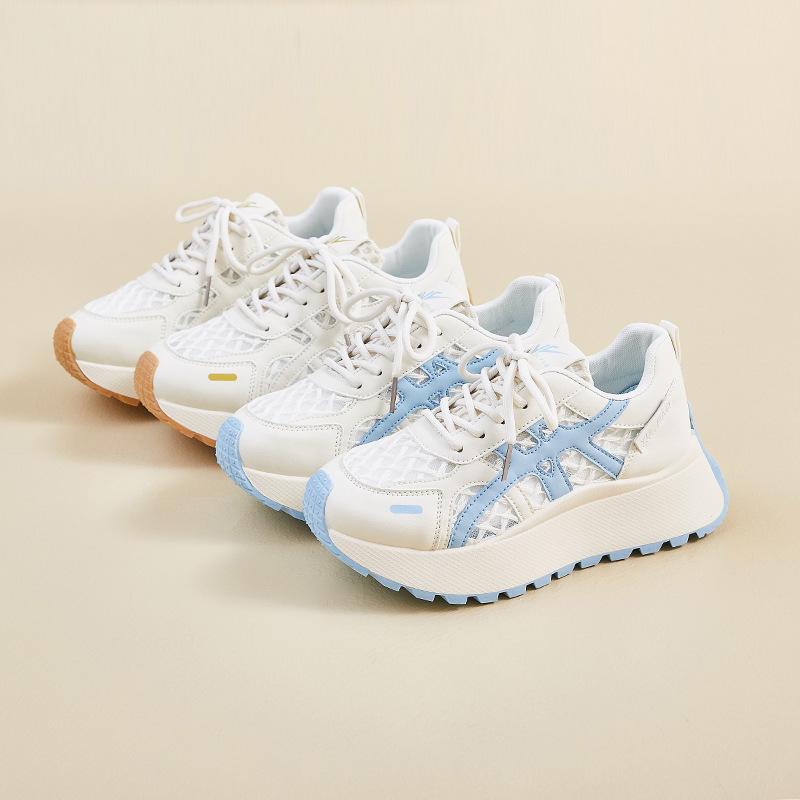 Korean version of the new dad shoes women's 2025 summer student sports thick-soled heightened casual shoes mesh breathable ZY2007