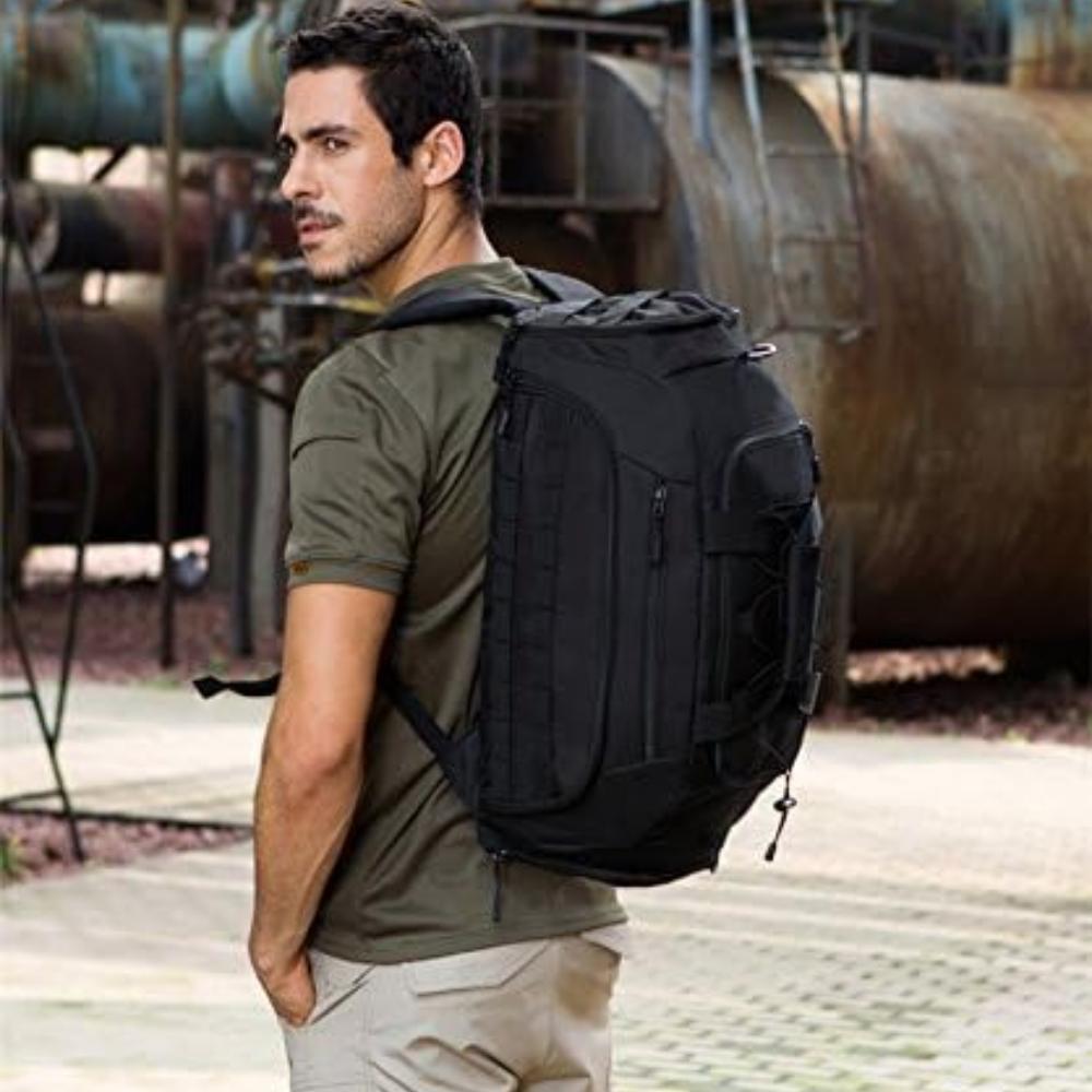 3-Ways Tactical Military Nylon Men Holdall Weekend Travel Duffel Bag Backpack Messenger Shoulder Bags Rucksack Handbag