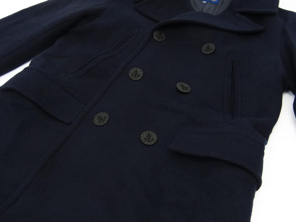 POLO RALPH LAUREN Wool Size 0101859 Men's Peacoat, M, Navy,