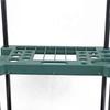 2 - Tier Square Garden Tool Rack , Heavy Duty Plastic and Steel Outdoor Organizer for Garage and Balcony